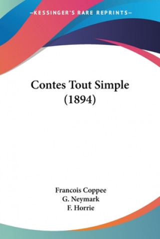 Boek Contes Tout Simple (1894) Francois Coppee