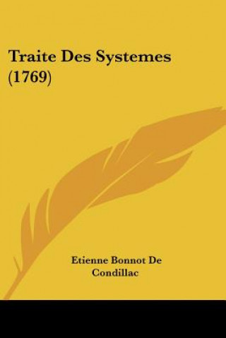 Könyv Traite Des Systemes (1769) Etienne Bonnot De Condillac