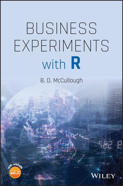 Knjiga Business Experiments with R B. D. McCullough