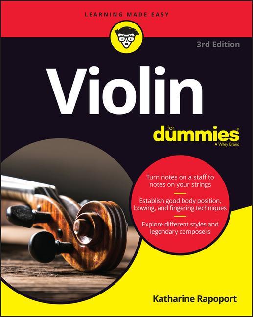 Książka Violin For Dummies - Book + Online Video & Audio Instruction, 3rd Edition Katharine Rapoport