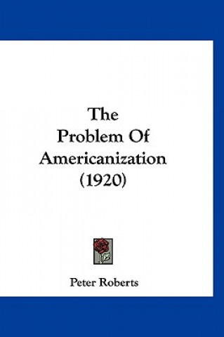 Knjiga The Problem Of Americanization (1920) Peter Roberts