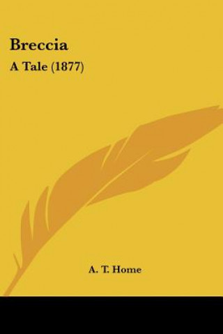 Buch Breccia: A Tale (1877) A. T. Home