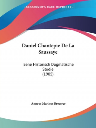 Kniha Daniel Chantepie De La Saussaye: Eene Historisch Dogmatische Studie (1905) Anneus Marinus Brouwer