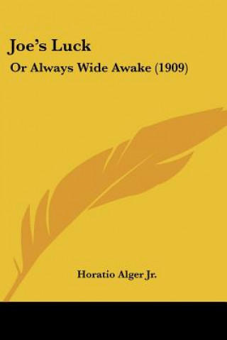 Kniha Joe's Luck: Or Always Wide Awake (1909) Alger  Horatio  Jr.