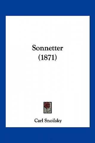 Kniha Sonnetter (1871) Carl Snoilsky