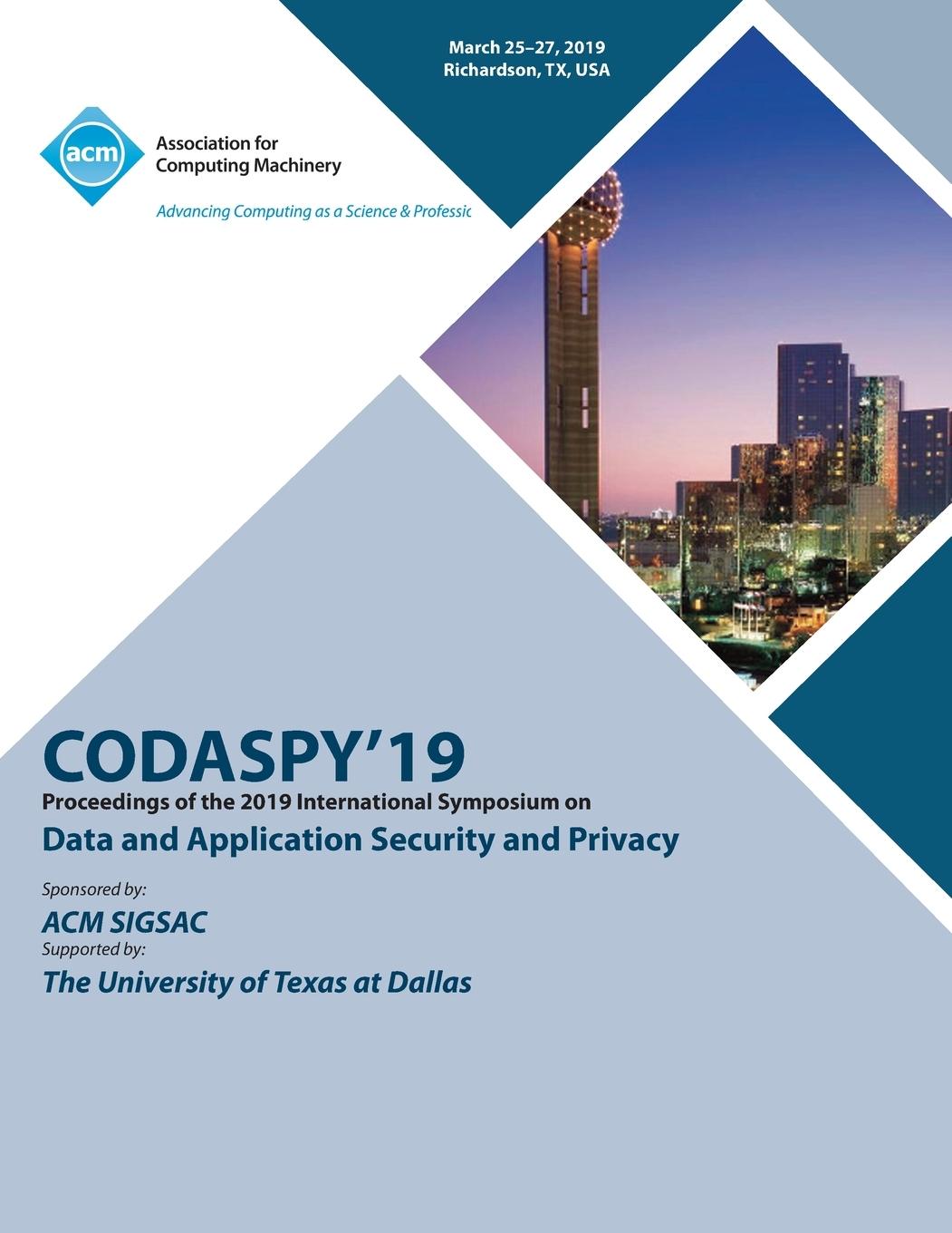 Knjiga Codaspy'19 Codaspy'19