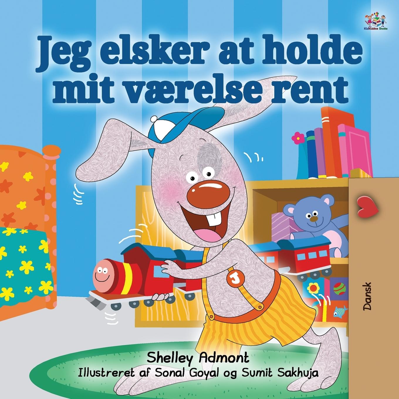 Carte I Love to Keep My Room Clean (Danish Edition) Kidkiddos Books