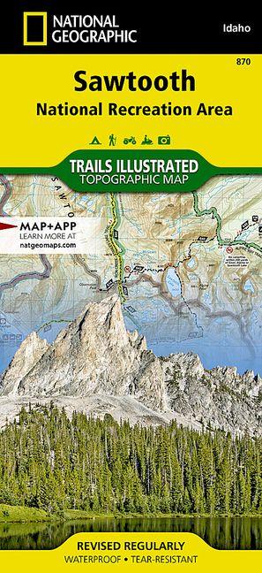 Materiale tipărite Sawtooth National Recreation Area Map 