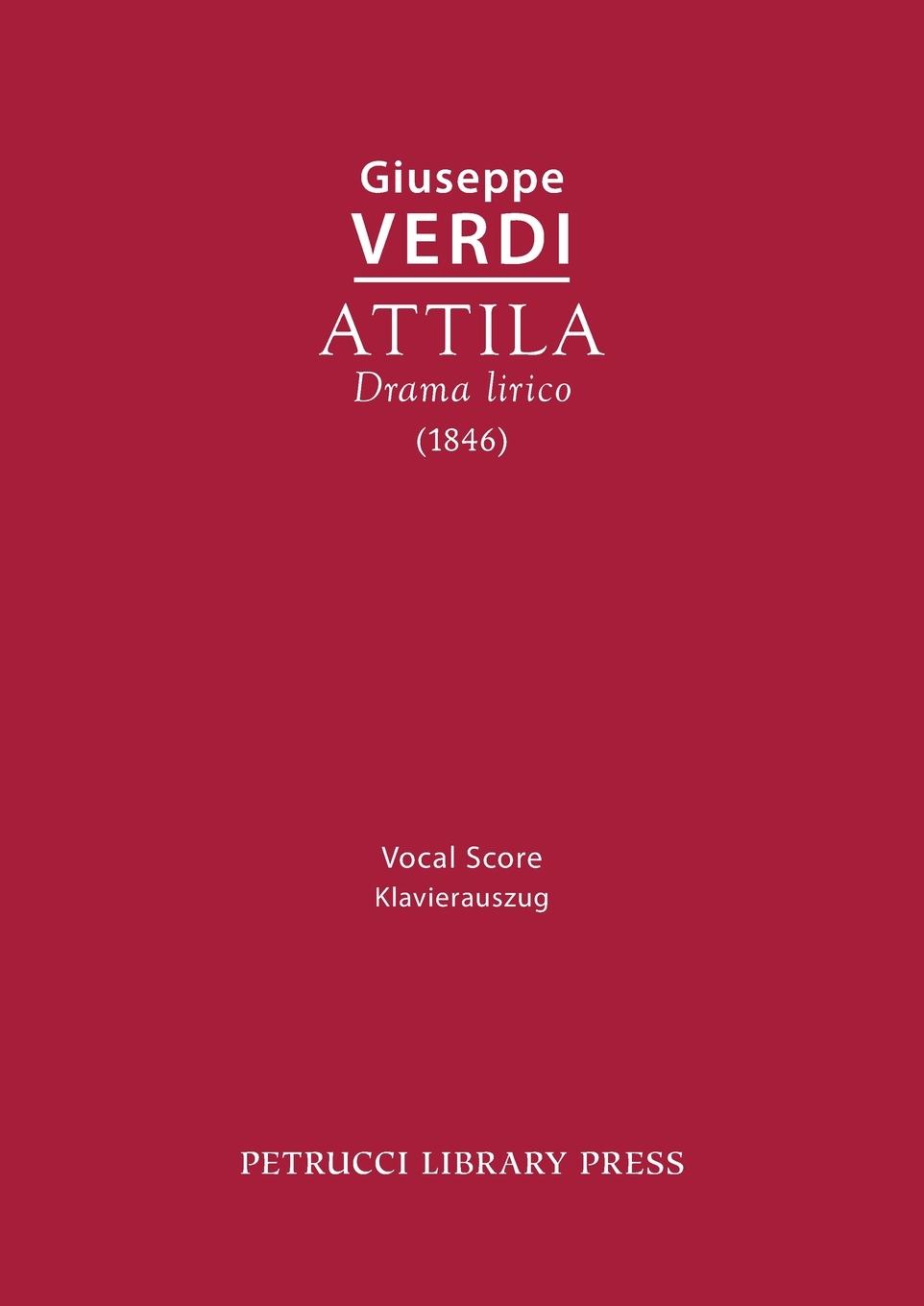 Kniha Attila Giuseppe Verdi