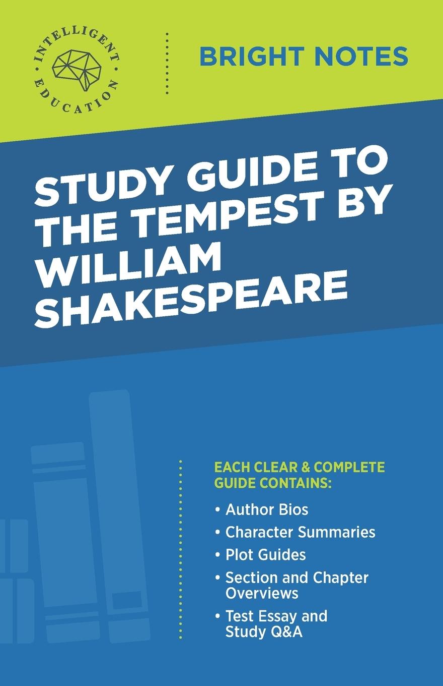 Knjiga Study Guide to The Tempest by William Shakespeare Intelligent Education