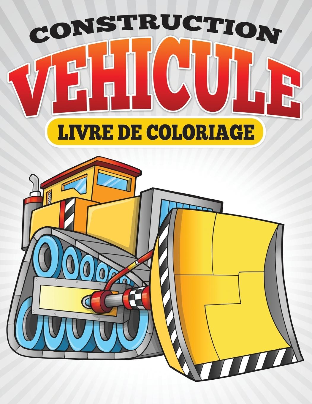 Carte Construction Vehicule Livre de Coloriage 