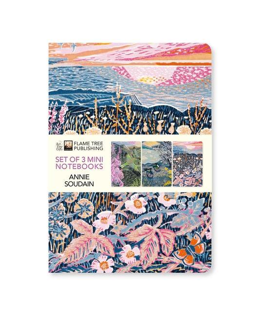 Calendar/Diary Annie Soudain Set of 3 Mini Notebooks 