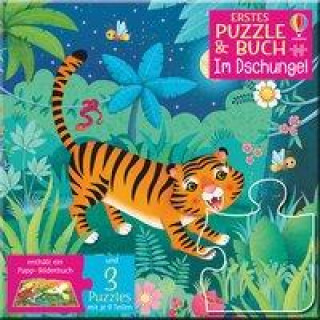 Hra/Hračka Erstes Puzzle & Buch: Im Dschungel Federica Iossa