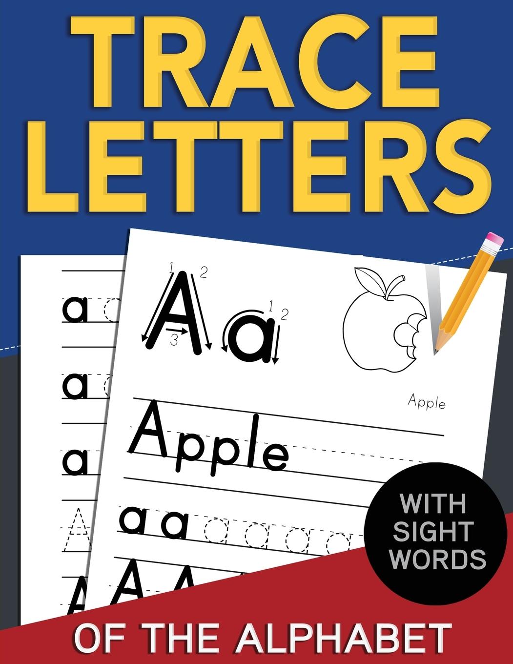 Carte Trace Letters of The Alphabet with Sight Words 