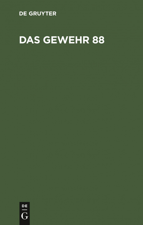 Kniha Das Gewehr 88 