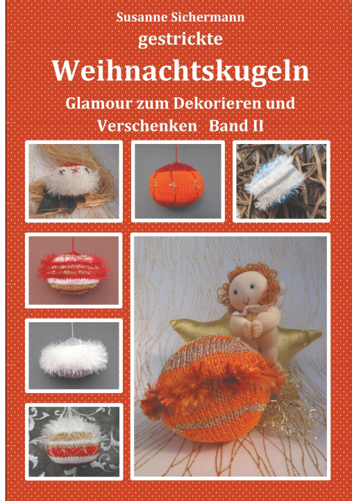 Knjiga gestrickte Weihnachtskugeln 