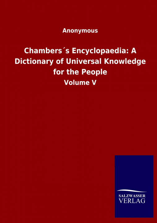 Knjiga Chamberss Encyclopaedia Anonymous