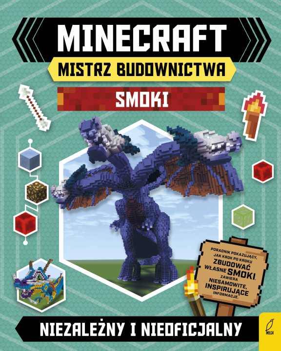 Knjiga Minecraft Mistrz budownictwa Smoki 
