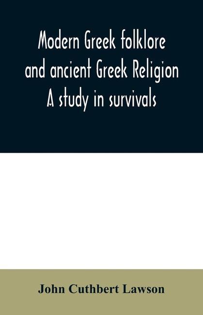 Carte Modern Greek folklore and ancient Greek religion 