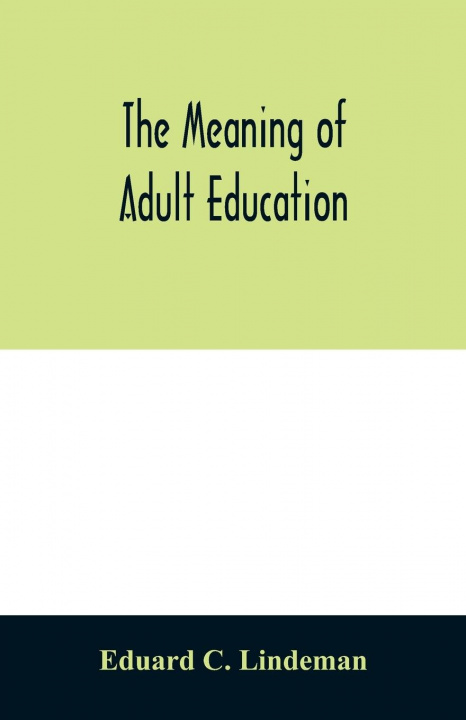 Libro meaning of adult education 