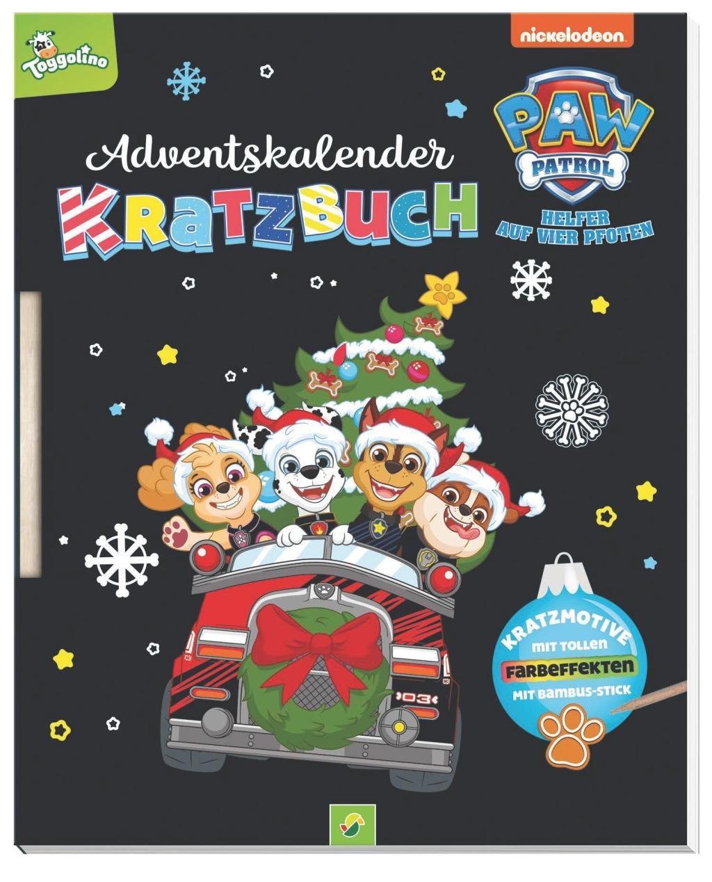 Книга PAW Patrol Adventskalender Kratzbuch 