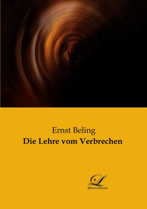 Knjiga Die Lehre vom Verbrechen 