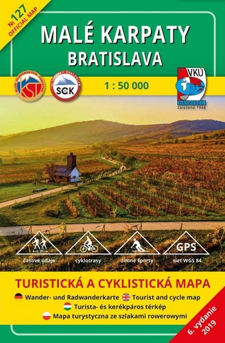 Tiskanica Malé Karpaty Bratislava 1 : 50 000 
