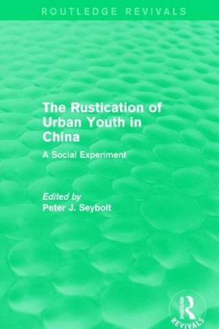 Książka Rustication of Urban Youth in China Peter J. Seybolt