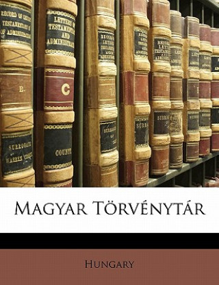 Könyv Magyar Torvenytar Hungary