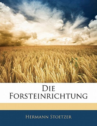 Kniha Die Forsteinrichtung Hermann Stoetzer