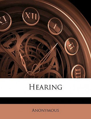 Knjiga Hearing Anonymous