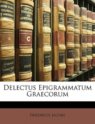 Carte Delectus Epigrammatum Graecorum Friedrich Jacobs