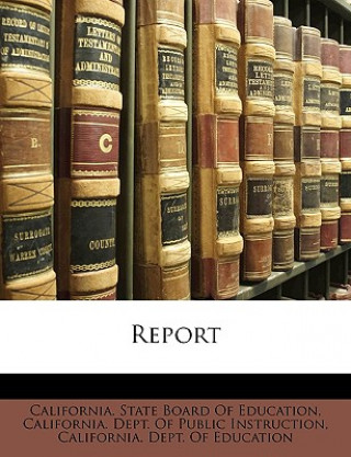 Βιβλίο Report California State Board of Education