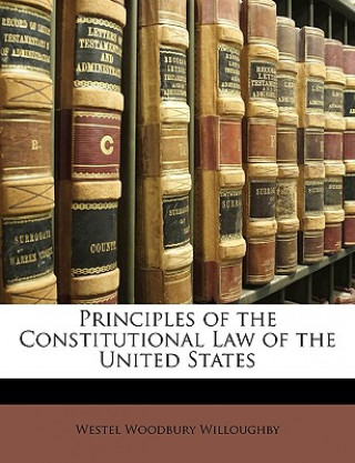 Kniha Principles of the Constitutional Law of the United States Westel Woodbury Willoughby