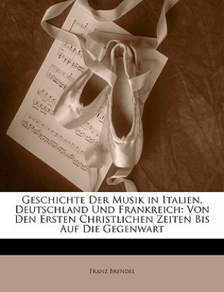 Kniha Geschichte Der Musik in Italien, Deutschland Und Frankreich: Von Den Ersten Christlichen Zeiten Bis Auf Die Gegenwart Franz Brendel