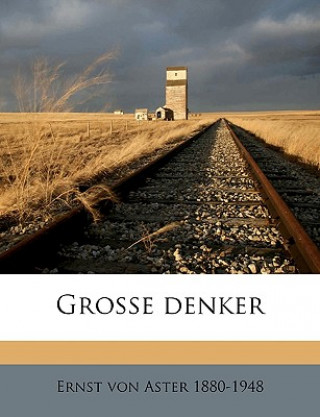 Kniha Grosse Denker Volume 1 Ernst Von Aster