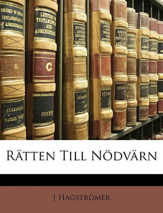 Kniha Ratten Till Nodvarn J. Hagstrmer