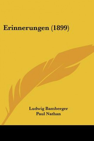 Livro Erinnerungen (1899) Ludwig Bamberger