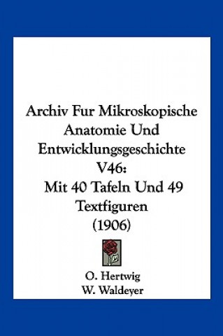 Boek Archiv Fur Mikroskopische Anatomie Und Entwicklungsgeschichte V46: Mit 40 Tafeln Und 49 Textfiguren (1906) O. Hertwig