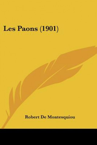 Buch Les Paons (1901) Robert De Montesquiou
