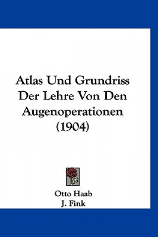 Kniha Atlas Und Grundriss Der Lehre Von Den Augenoperationen (1904) Otto Haab