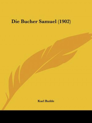 Boek Die Bucher Samuel (1902) Karl Budde
