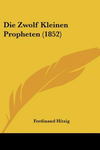 Kniha Die Zwolf Kleinen Propheten (1852) Ferdinand Hitzig