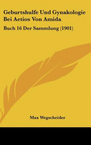 Carte Geburtshulfe Und Gynakologie Bei Aetios Von Amida: Buch 16 Der Sammlung (1901) Max Wegscheider