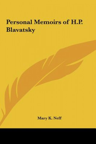 Kniha Personal Memoirs of H.P. Blavatsky Mary K. Neff
