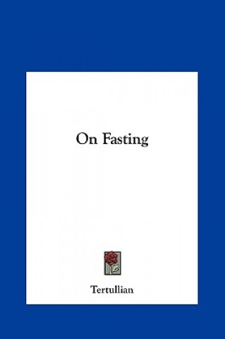 Knjiga On Fasting Tertullian
