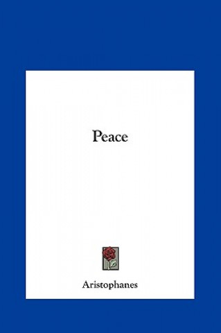 Kniha Peace Aristophanes