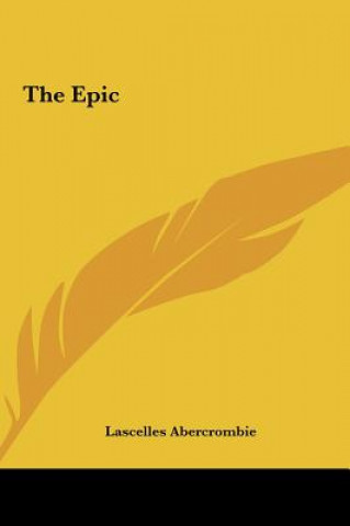 Kniha The Epic Lascelles Abercrombie