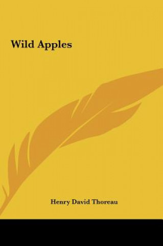 Buch Wild Apples Henry David Thoreau