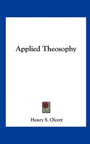 Libro Applied Theosophy Henry Steel Olcott